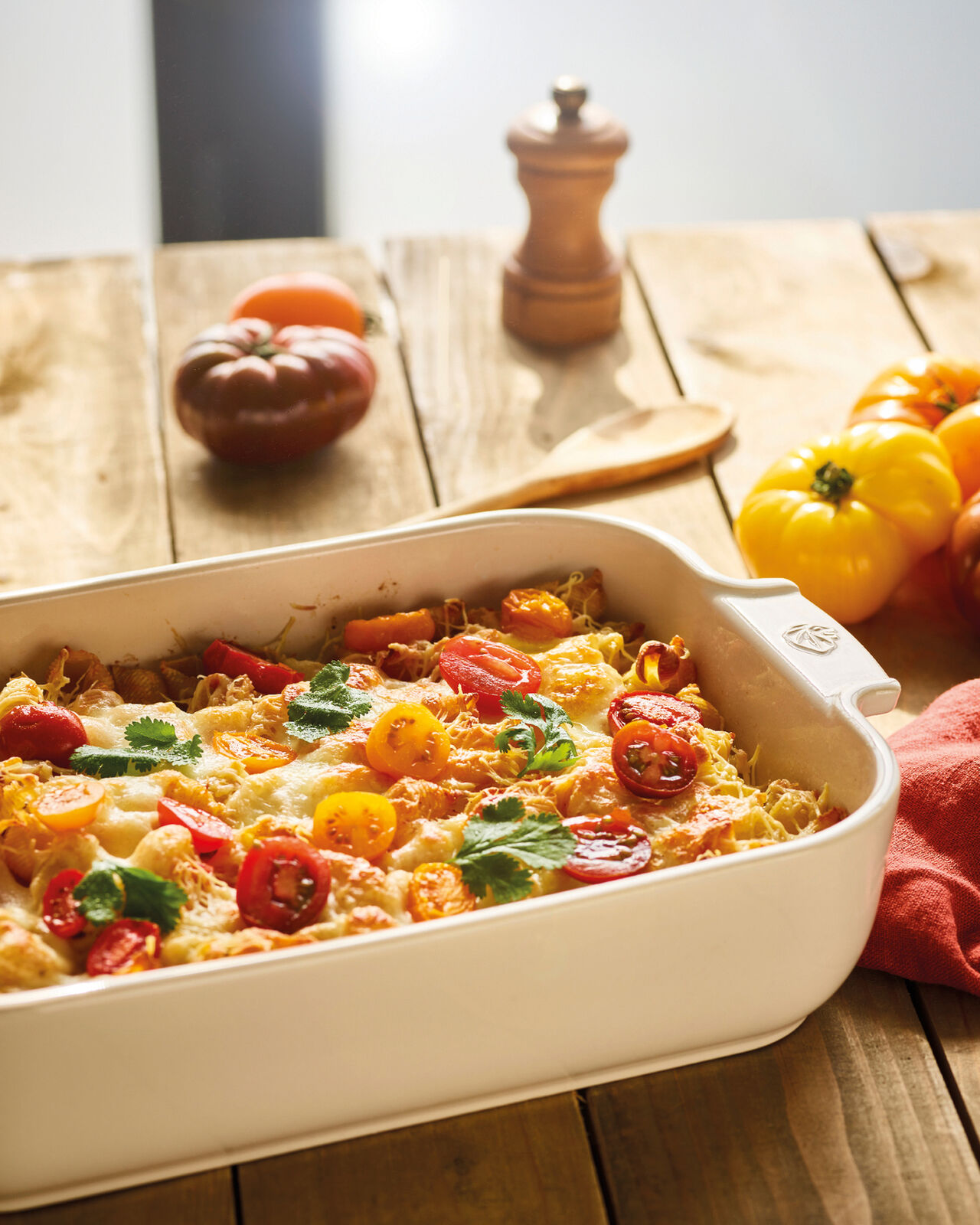 Peugeot - Travessa Retangular em Grés Bege 40 cm