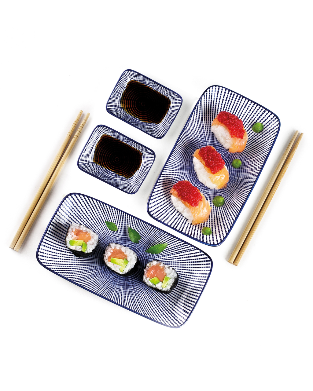 Conjunto de Sushi em Cerâmica