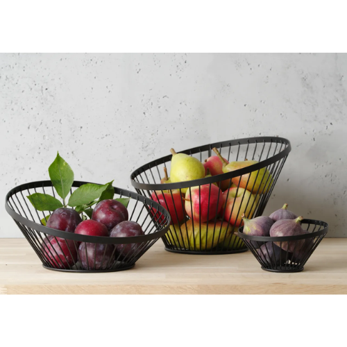 Cesto de Fruta Redondo Inclinado (Grande)