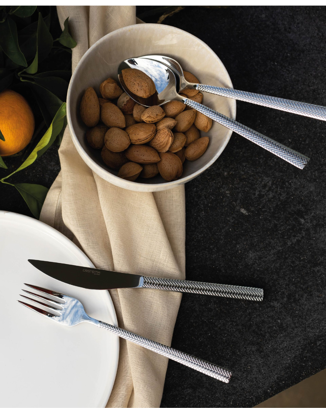 Faqueiro de Madeira Dakar (48 Peças)