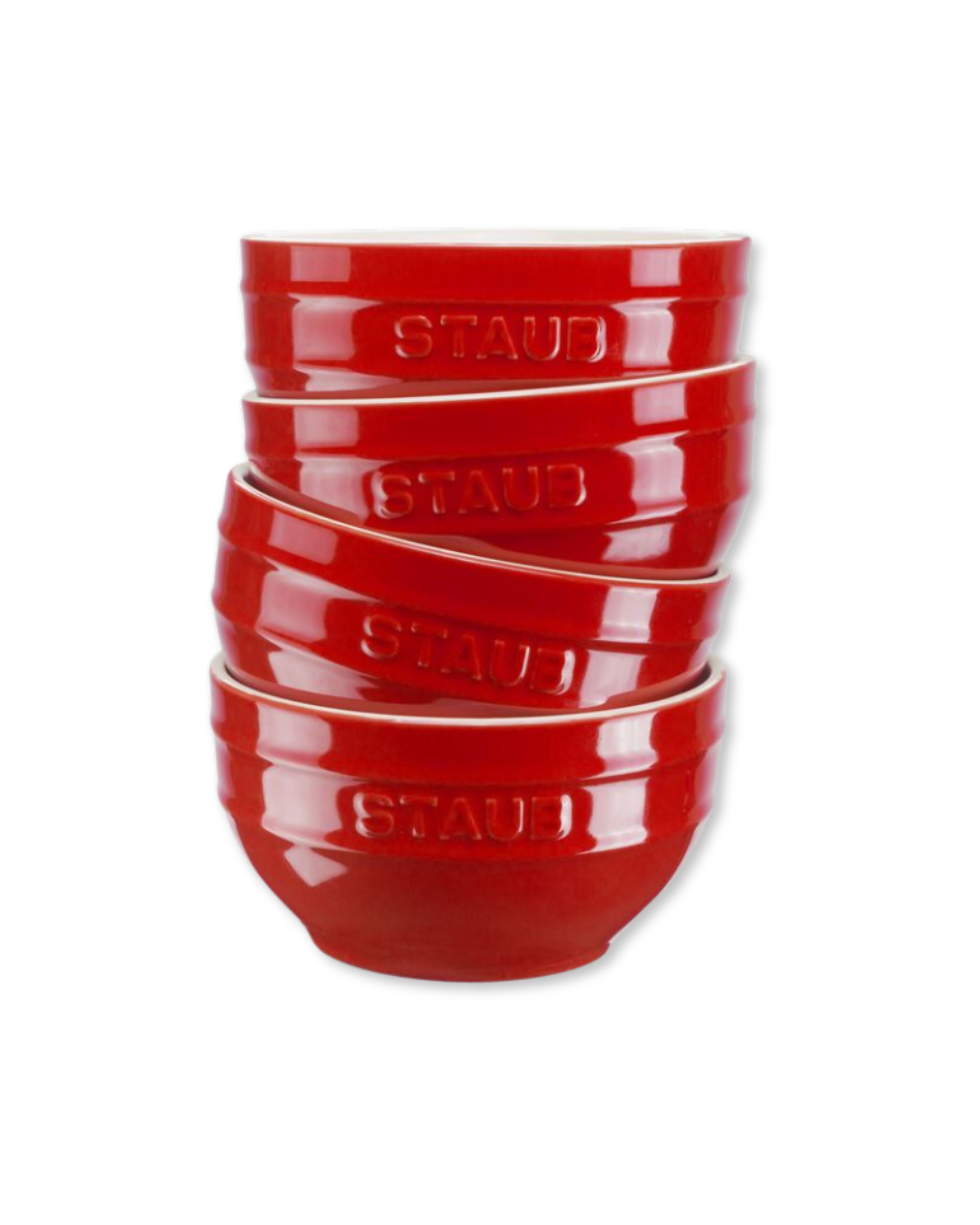 Conjunto de Tigelas STAUB 12 CM (Vermelho Cereja, 4 Peças)