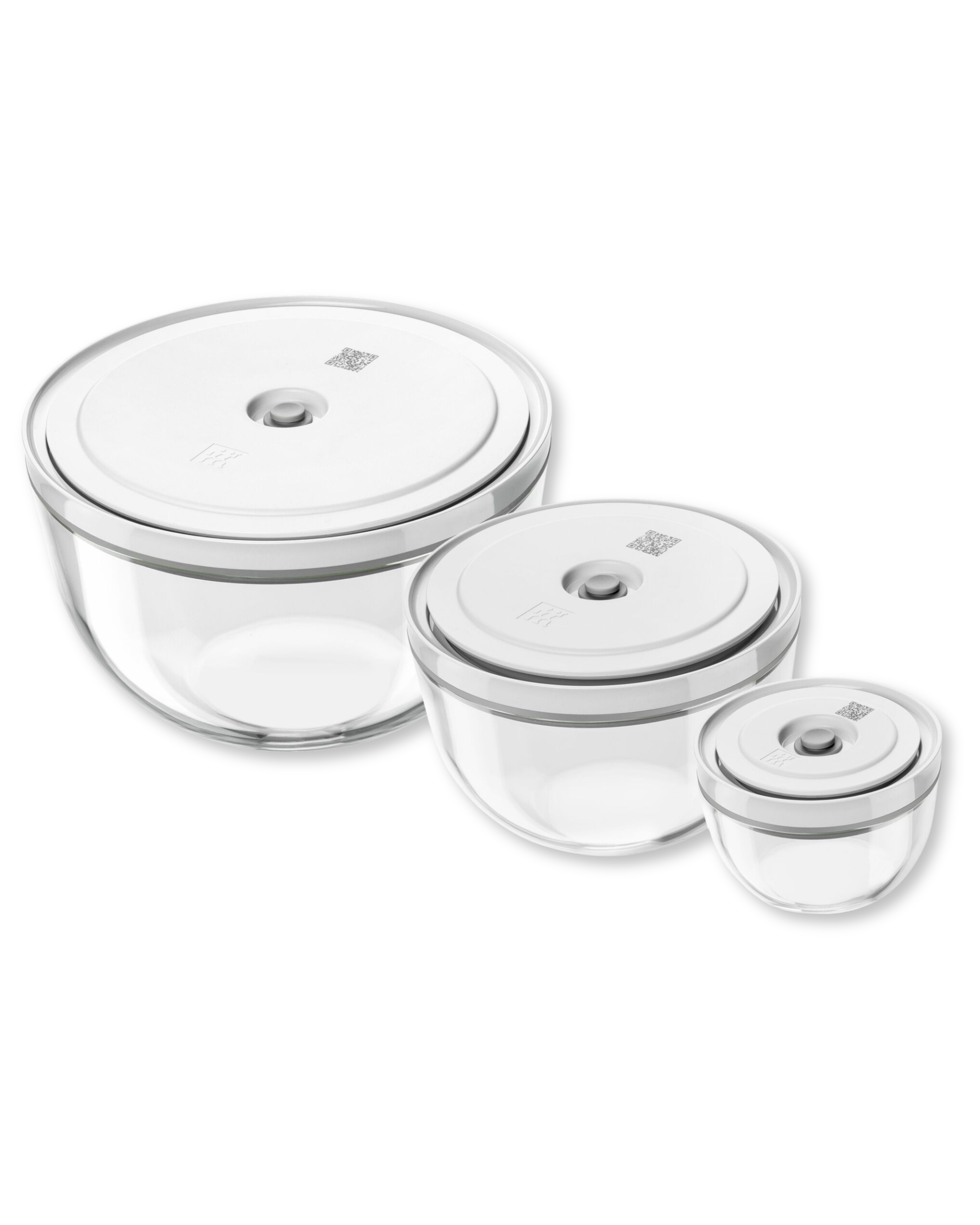 Conjunto de Tigelas de Vidro a Vácuo ZWILLING S/M/L (6 Peças)