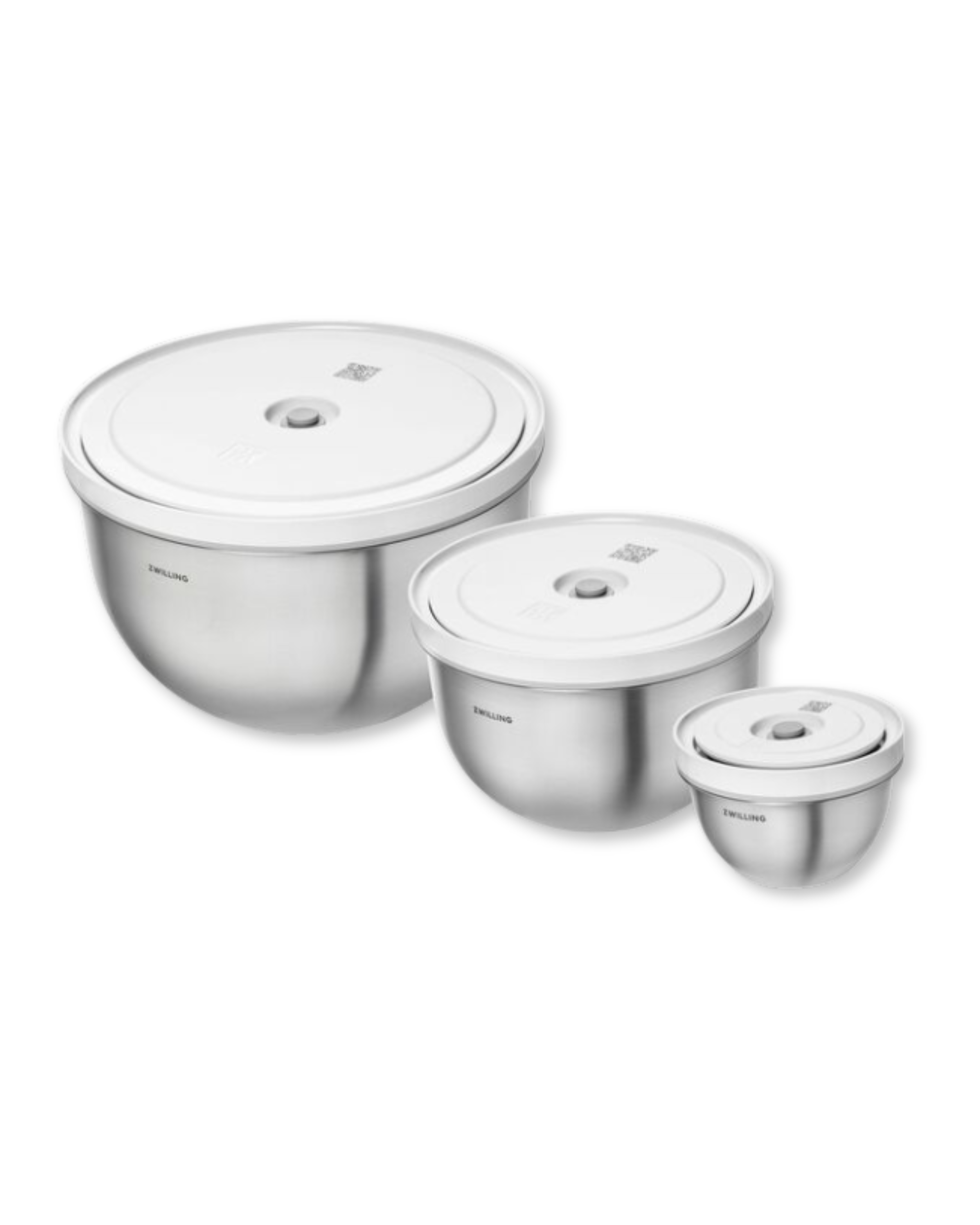 Conjunto de Tigelas de Aço Inoxidável a Vácuo ZWILLING S/M/L (3 Peças)