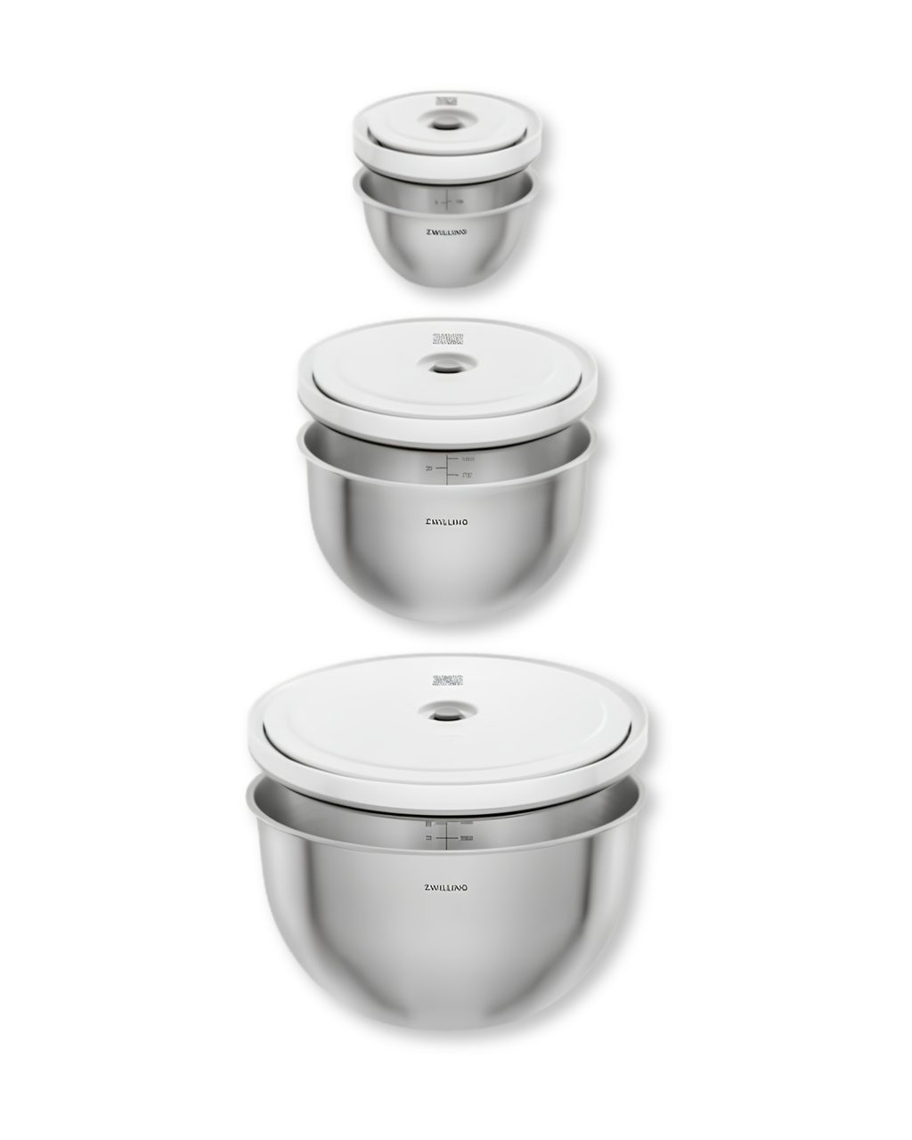 Conjunto de Tigelas de Aço Inoxidável a Vácuo ZWILLING S/M/L (3 Peças)