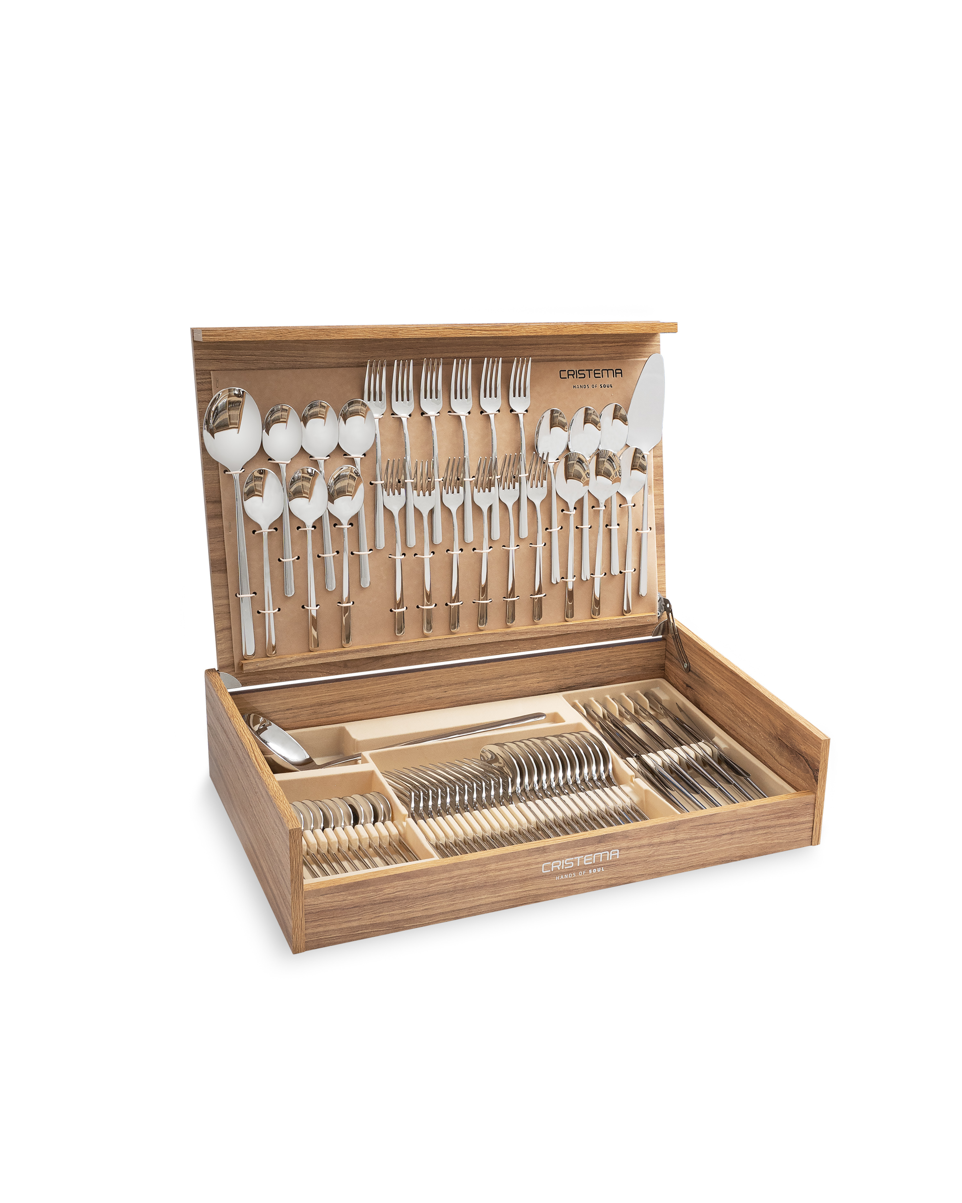 Faqueiro Madeira Rabat (75 peças)