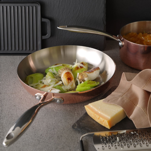 Frigideira em Cobre (3 Camadas) Ø 24 CM